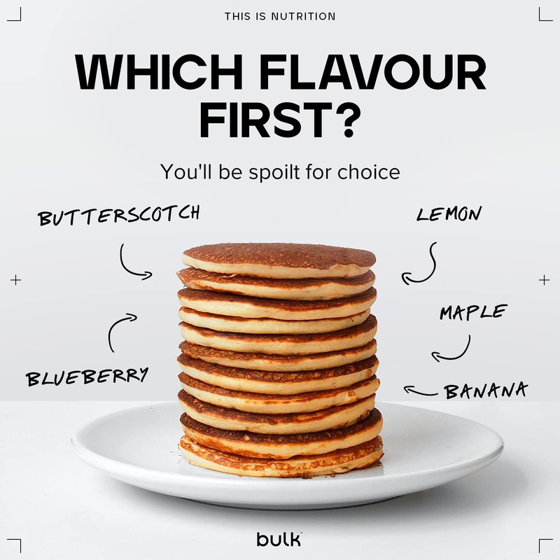 Bulk High Protein Pancake Mix, Maple, 500 g