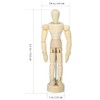 Operitacx 12 Pcs 4.56 Inch Wooden Drawing Mannequins with Stands