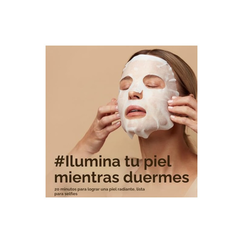 Skin 2.0 Mascarilla Facial Con Hoja De Retinol Y Vitamina