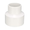 sourcing map 75mm x 50mm PVC Reducing Coupling Hub by