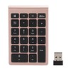 V BESTLIFE Teclado numérico, 22 Teclas 2.4G Mini Teclado ergonómico
