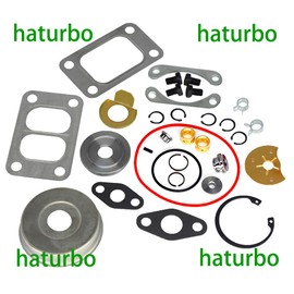 HX35 HX35W Turbo Repair Kit de reconstrucción actualizado compatible con Holset se adapta a 3592766 3538881 4050036 Dodge Ram Cummins Truck 6BT 6BTAA HE351CW HE341 WHIC HY35 HX40 HX40W HIC T3 T4 Turbo Cargador