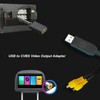 USB to CVBS Video Output Adapter HD Video Easy to