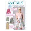 McCall's Pattern 7129, Misses Skirts, Cotton, Size F5 (16-18-20-22-24)
