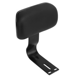 Odorkle Respaldo de Bicicleta Eléctrica, Respaldo de Bicicleta, Respaldo del Asiento Trasero, Almohadilla del Respaldo Trasero con Soporte de Metal en Forma de U, Cómodo Negro