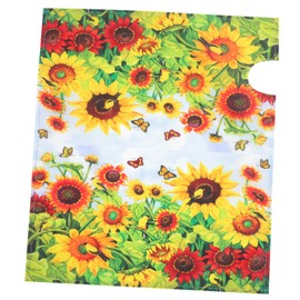 KONTONTY Floral Mailbox Cover Decorative Post Letter Box Cover with Flower Pattern Easy Installation Protective Design for Craft for Outdoor Decor