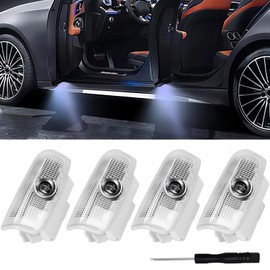 4pcs Car Door Lights Logo Projector Compatible with QX50/56/60/70/80, Q50/60/70, G25/37, M25/35/37, FX37/50, EX25/35/37, No Fade Led Welcome Lights Accessories Fits for Vehicle