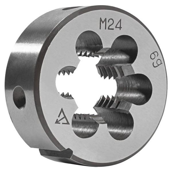 Aceteel M24 X 3mm Metric Round Thread Die, Right Hand