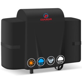 Comnova Grill Cover for Pit Boss 440D - Premium Wood Pellet Smoker Cover for Pitboss Waterproof & Heavy Duty, 600D Pellet BBQ Cover for Pit Boss Mahogany 440 Deluxe, Mile Hybrid, and 73440 Deluxe