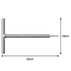 Tone THW-03 T-Shaped Hexagon Wrench 2 Sides Width 0.1 inches