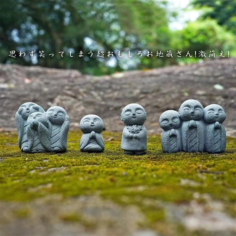 Jizo-san Osho Zen Meaning Cute Prayer Healing God Granite Religious