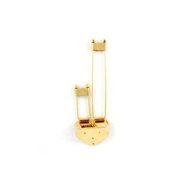 All Parts Frequensator Style Split Trapeze Tailpiece, Gold