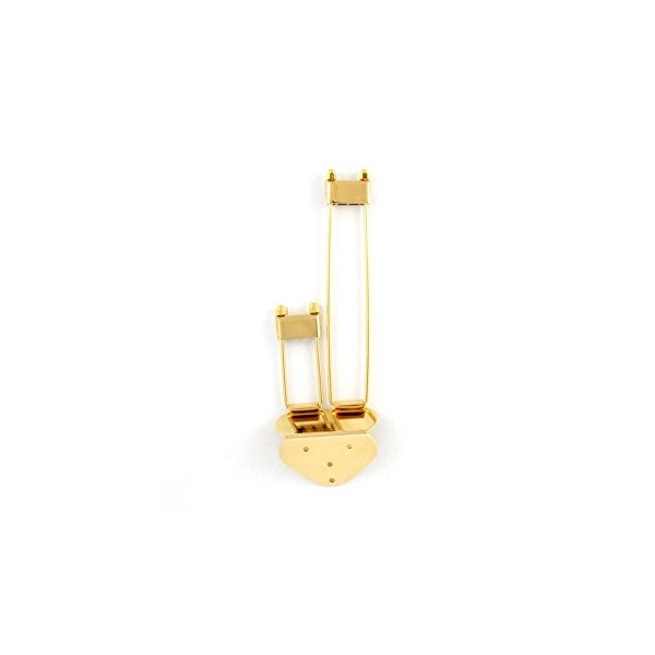 All Parts Frequensator Style Split Trapeze Tailpiece, Gold