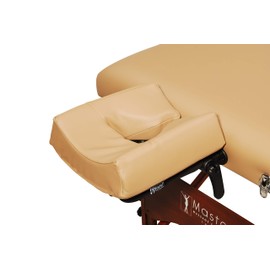 Master Massage Ergonomicdream Face Cushion Pillow Memory Foam Universal Headrests Cradle in Cream