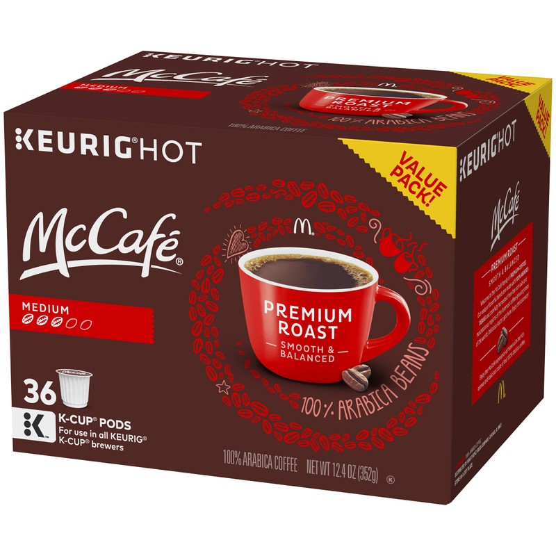 McCafé Premium Roast, Keurig Single Serve K-Cup Pods, Medium Roast