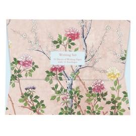Museums and Galleries Marketing. Victoria and Albert Museum 18.8 x 24.5cm Chinese Blossom Writing Paper Sheet with Envelope (Pack of 10)
