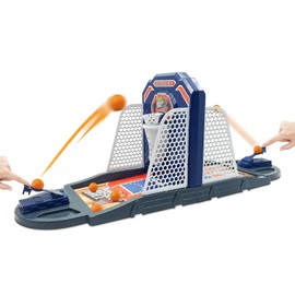 Basketball Shooting Game Toy, Funny Shooting Game, Desktop Table Basketball Games Set, Fast and Frenzied Launching ball - Including 1 Basketball Stand and 10 Balls, Gift for Kids 3 4 5 6 7 8 Year Old