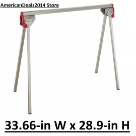 Craftsman Metal Saw Horse 1000-lb Capacity Portable Foldable Legs Sawhorse Tool