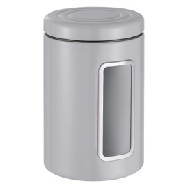 Wesco 321 206 76 Storage Box, Metal, grey, 12.5 x 12.5 x 18.9 cm