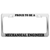 Product Express Proud to BE A Mechanical Engineer License Plate