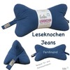 Reading Bone Ergonomic Neck Pillow Made of Muslin Various Colours