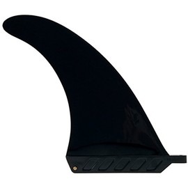 saruSURF US Box 8" Center Fin Skeg Hard Plastic 8" for Longboard Paddleboard SUP AirSUP AIR7, Use as or (Black (1 Fin, No Screw))