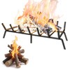 taiheis 30’’ Fireplace Grate，1Pack Fireplace Log Grate with 6 Support