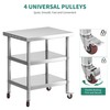 YITAHOME NSF Stainless Steel Table, 30" X 24" Work Table