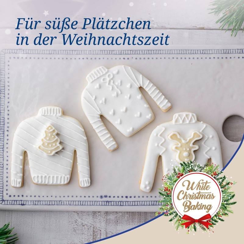 Dr. Oetker Cookie Cutters Ugly Christmas Sweater Set of 3