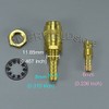RIVERWELD Argon Quick Connect Fittings Hose Gold Connector for QQ300