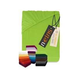 Classic Jersey Fitted Sheet Available In 34 Colours and 6 Sizes – 100% Cotton, 90-100 x 200 cm
