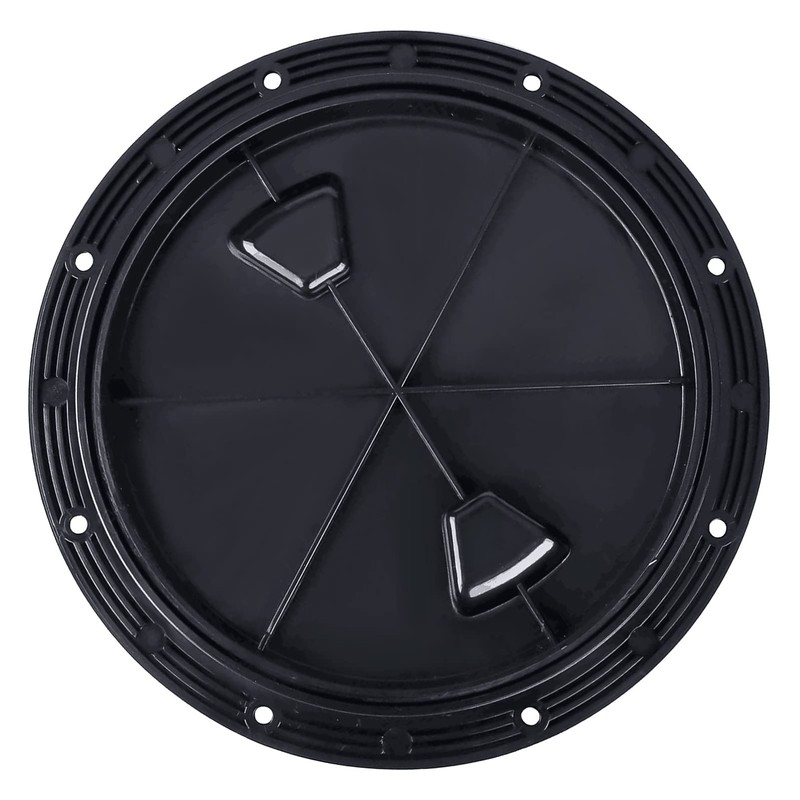 Smartmarine Marine Access Hatch Black Round Non Slip Boat Inspection