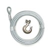 Galvanized Steel Winch Cable 1/4", 7x19 Flexible Construction, 50 Ft