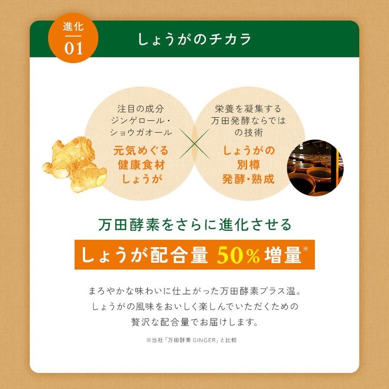 【公式】 万田酵素 プラス温 (粒 /約１ヶ月分) 万田 酵素 サプリ しょうが ショウガ