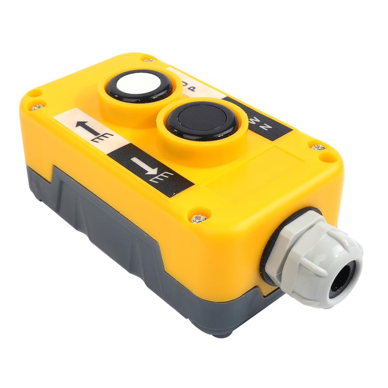 CENPEK Crane Pendant Control Switch Box COP-2B, ABS Plastic Hoist