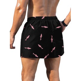 Keevoom Mens Swim Trunks Compression Liner Swim Shorts Swimwear Quick Dry Swimsuit Bathing Suits Board Shorts with Pockets