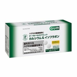 GUM Oral Health Tablets, Calcium & Isoflavones, 60 Tablets