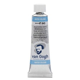 Van Gogh Watercolor Paint, 10ml Tube, Interference White 843