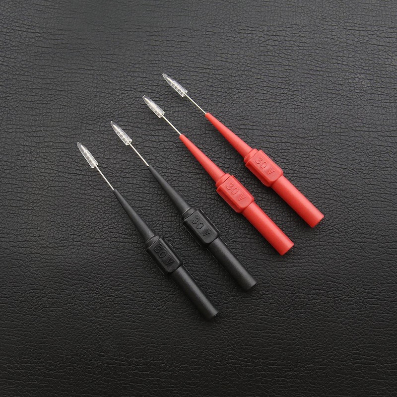 YINETTECH 10pcs Multimeter Test Probes Testing Lead Extention Sharp Needle