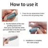 4 Foot Teplacement Rollers for Effective Foot Care, Exfoliating and