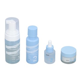 4pcs Skin Care Set Face Cleansing Mousse Moisturizing Toner Serum Hydrating Face Cream for Teenager Use