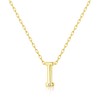 Philip Jones Gold Plated Initial Necklace Letter I Created with