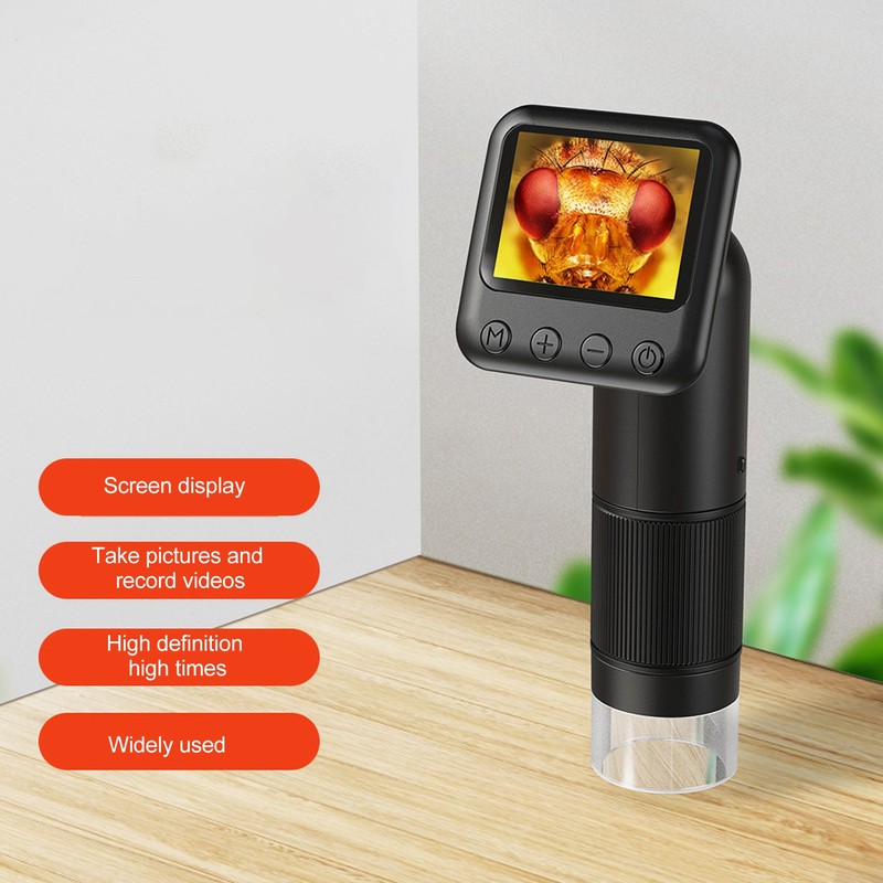 Handheld Digital Microscope with 2 Inch Screen 400 to 800x