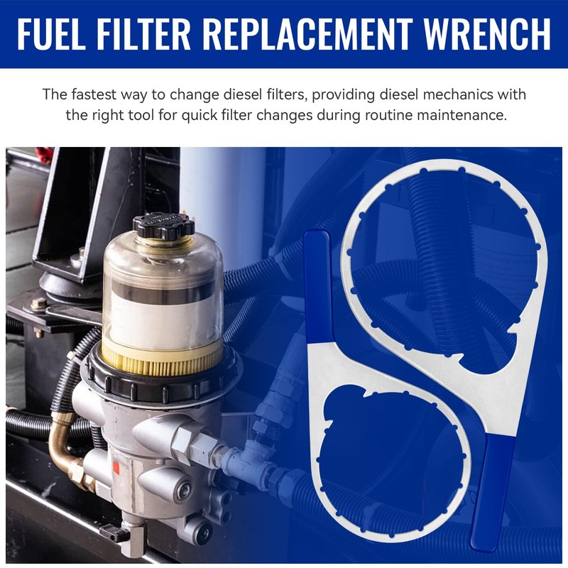 6" & 8" Fuel Filter Collar Vent Cap Wrench Set