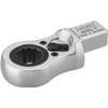 Hazet 6606D-17 Ratcheting Insert Box-end Wrench 17mm/14x18mm, Chrome-Plated, 17 mm/14