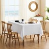 Veblandy Textured Tablecloth Rectangle Waterproof Table Cloth, Washable Table Cover