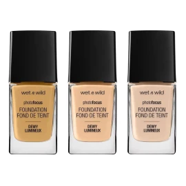 Wet N Wild Photo Focus Dewy Foundation Set 3 Pzs