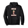 Feliz Navidog Christmas Dog Sock Golden Retriever Pullover Hoodie