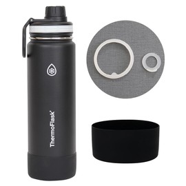 TAKEYA Thermo Flask Parts Set, 0.7 L., Black, Cold Insulation, Stainless Steel Bottle, 23.7 fl oz (700 ml), Direct Drinking,