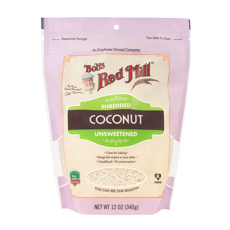 Bob's Red Mill Shredded Coconut, 12oz (Pack of 4) -